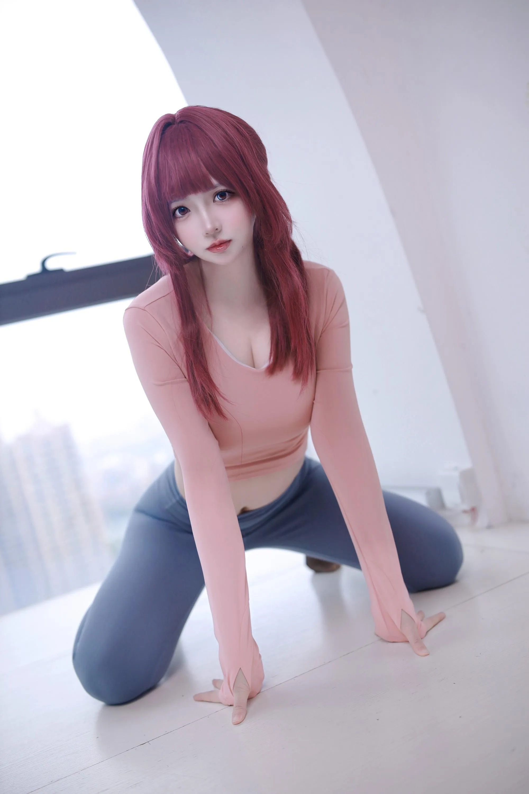 疯猫ss – NO.134 2024年二月限定 瑜伽服 卡芙卡 [58P]插图